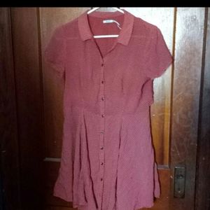 KIMCHI BLUE Back Gap Shirt Dress